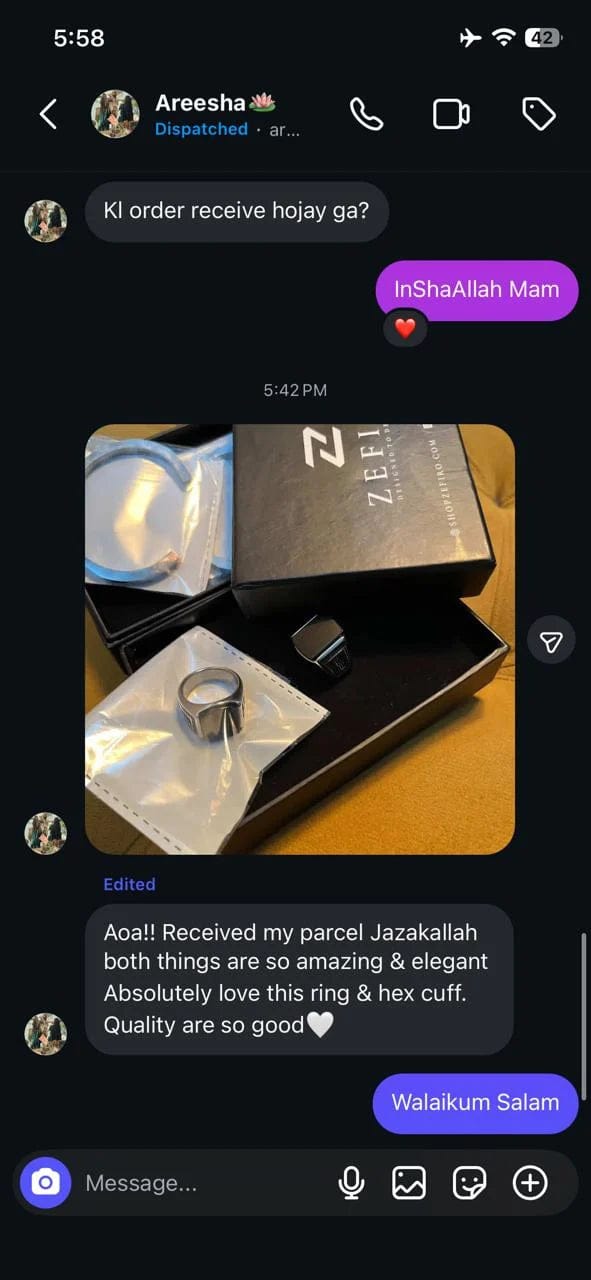 Customer testimonial